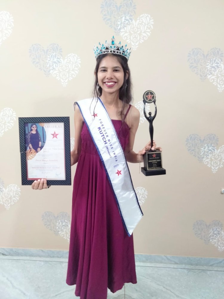 Preeti Mangu Anandani Shines as Newly Crowned Miss Kutch 2023 organised by Forever Star India
